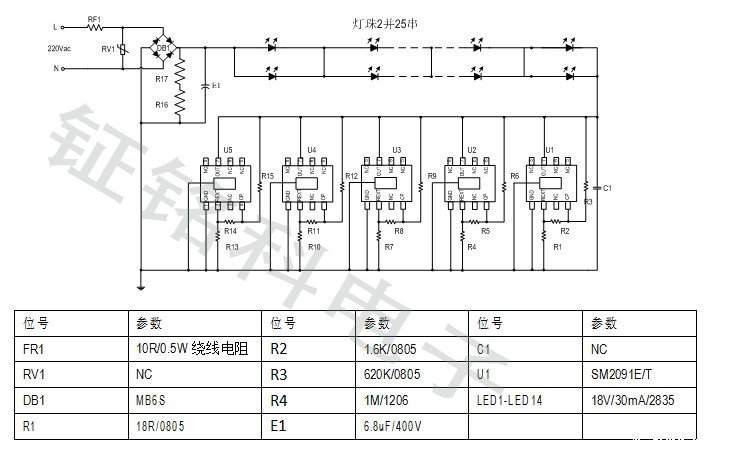 高压线性恒流芯片SM2091E能否打开LED灯带市场新的局面(图2) 高压灯带应用方案 (2).jpg