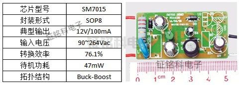 明微ACDC隔离电源管理ic方案推荐及产品特点(图4) 明微电源管理芯片SM7015.jpeg