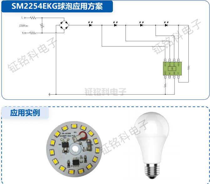 四段恒功率低THD恒流驱动芯片SM2254EKG球泡灯应用方案(图2) SM2254EKG应用方案.png